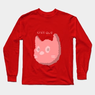 "chill out" Cat Long Sleeve T-Shirt